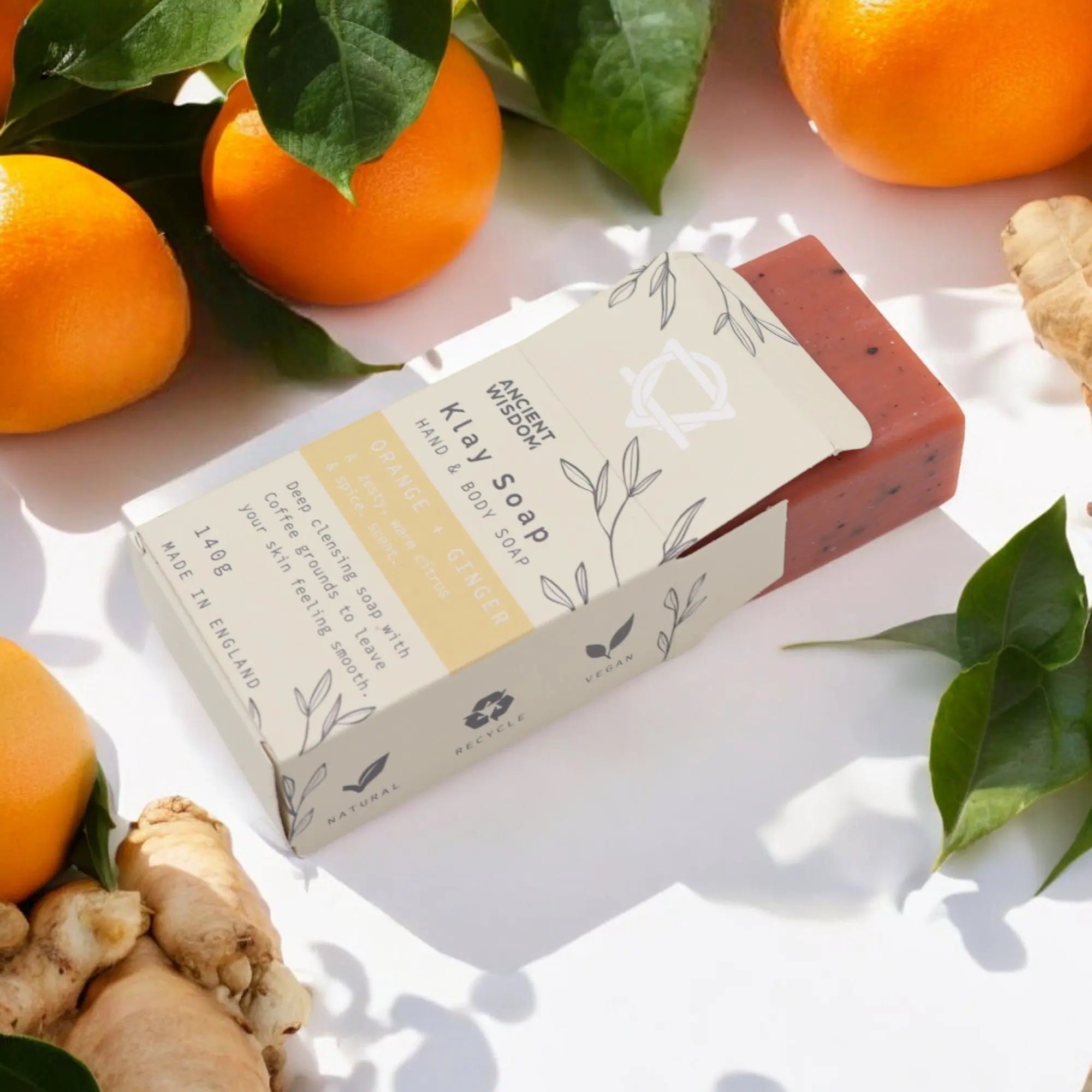 Klay Soap - Orange and Ginger AW Dropship UK