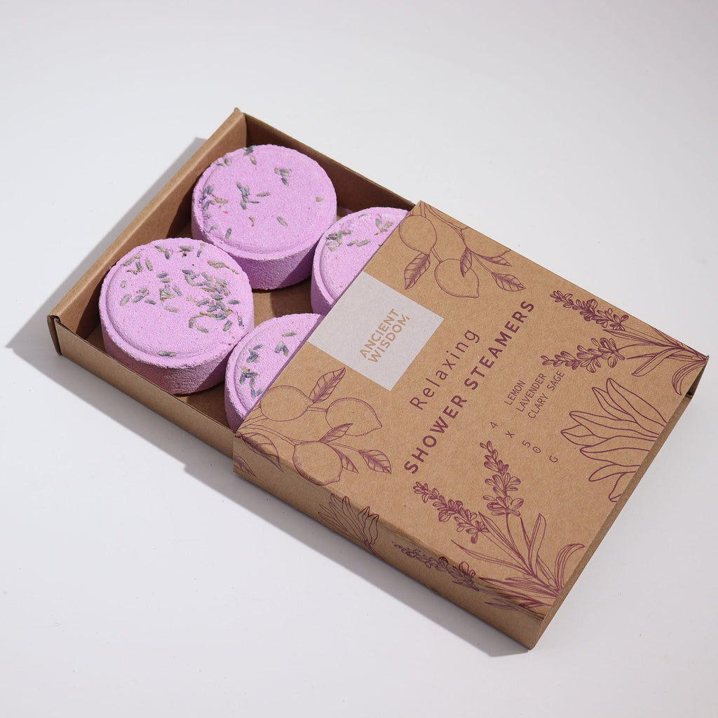  Pamperandpost Zen Shower Steamers - Therapy Wellness Gift Set - Relaxing Zen Shower Steamers Wellness Gift Set