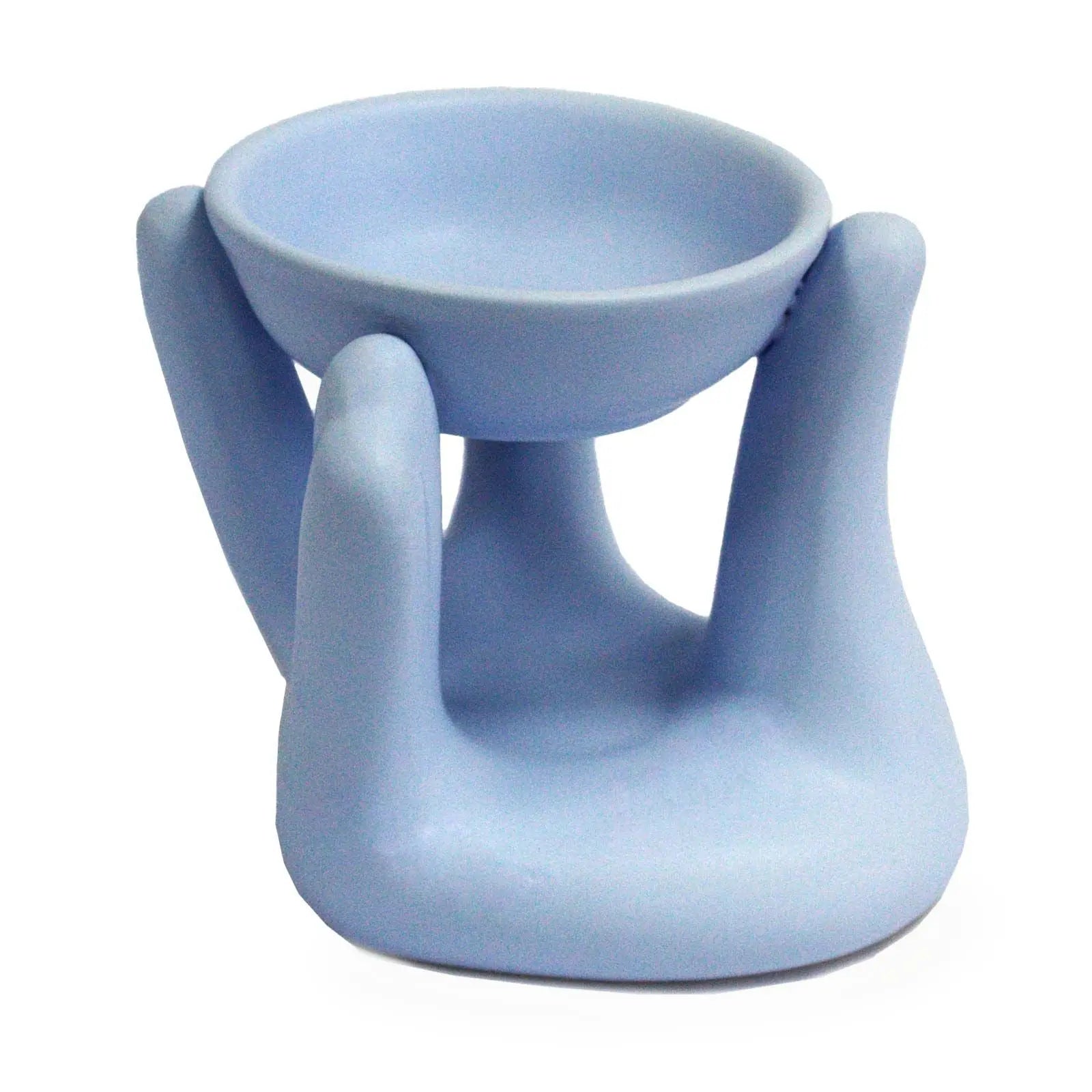 Open Hands Oil Burner - Blue AW Dropship UK