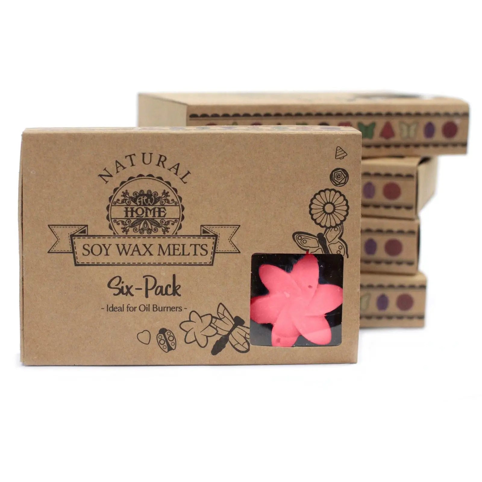 Box of 6 Wax Melts - Classic Rose AW Dropship UK