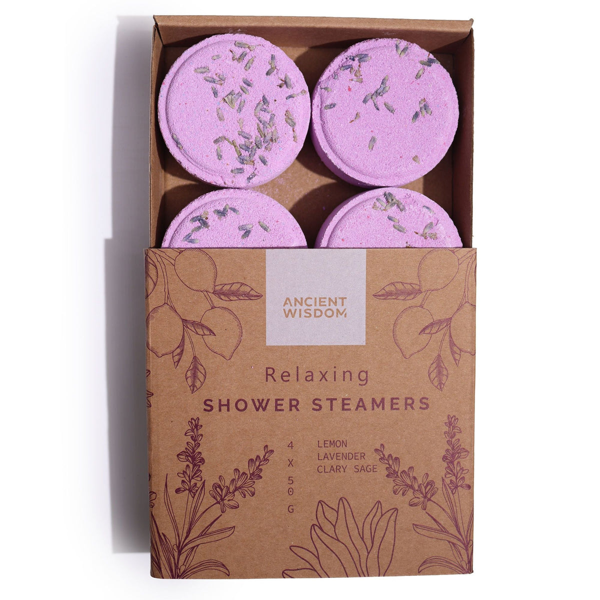  Pamperandpost Zen Shower Steamers - Therapy Wellness Gift Set - Relaxing Zen Shower Steamers Wellness Gift Set