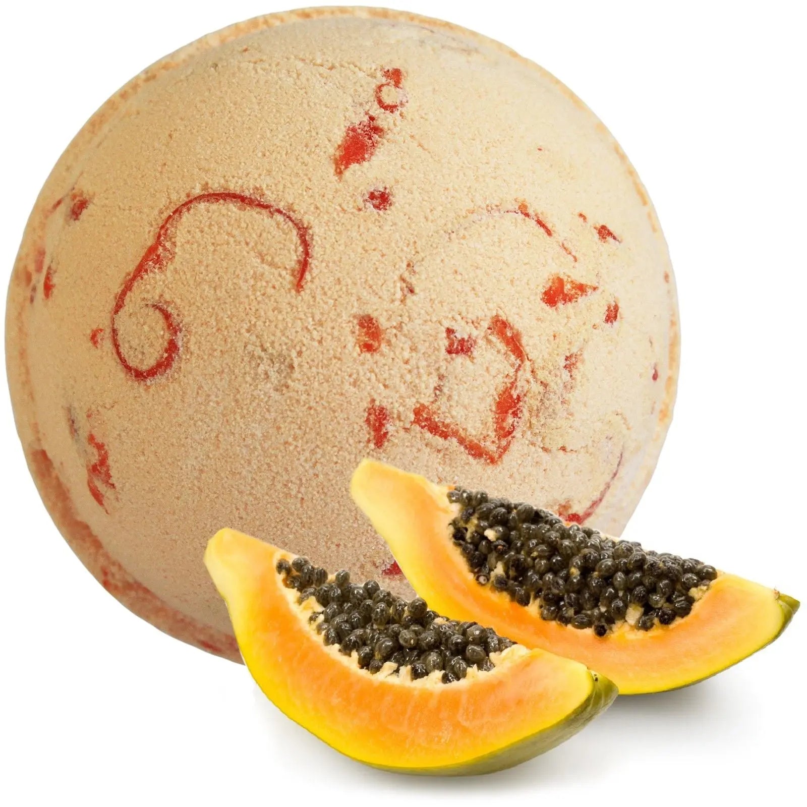  Pamperandpost Tropical Paradise Coco Bath Bomb - Papaya Tropical Bath Bombs - 180g