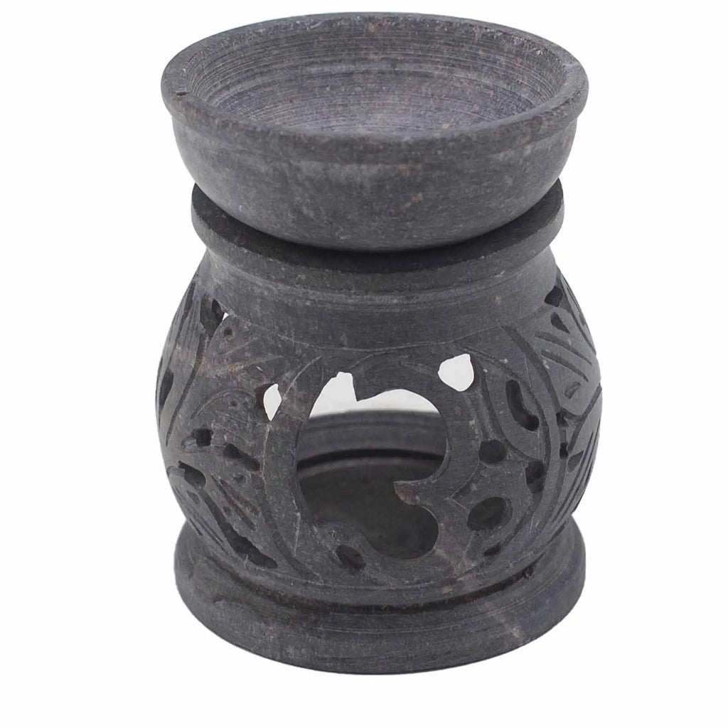  Pamperandpost Soapstone Oil Burner 8cm - Om Soapstone Oil Burners