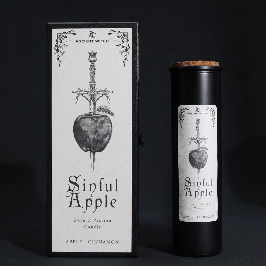 Ancient Witch Ritual Candles - Sinful Apple AW Dropship UK