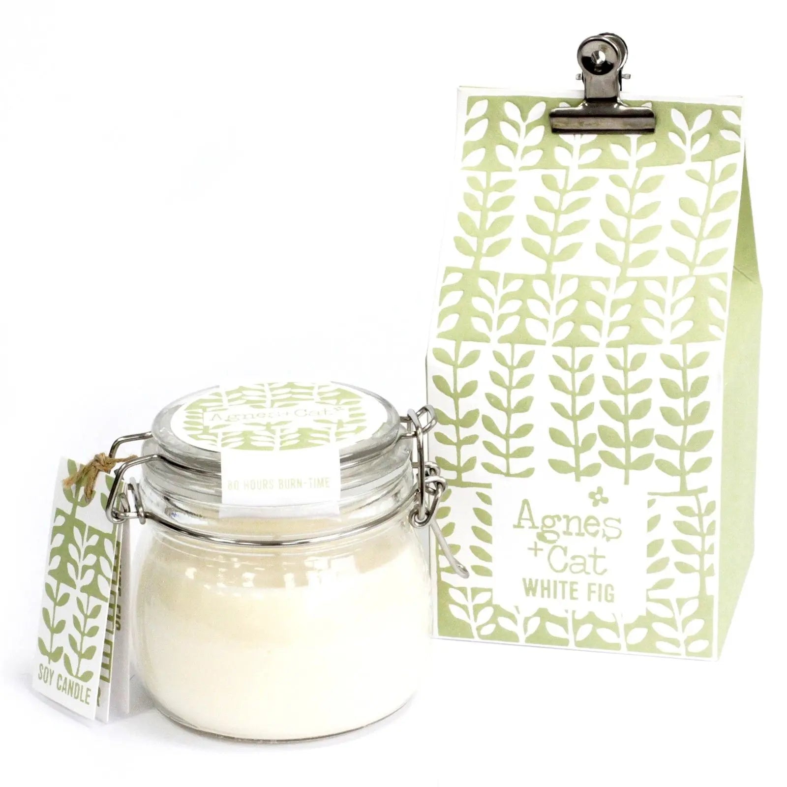 Agnes + Cat Kilner Jar Candle - White Fig AW Dropship UK