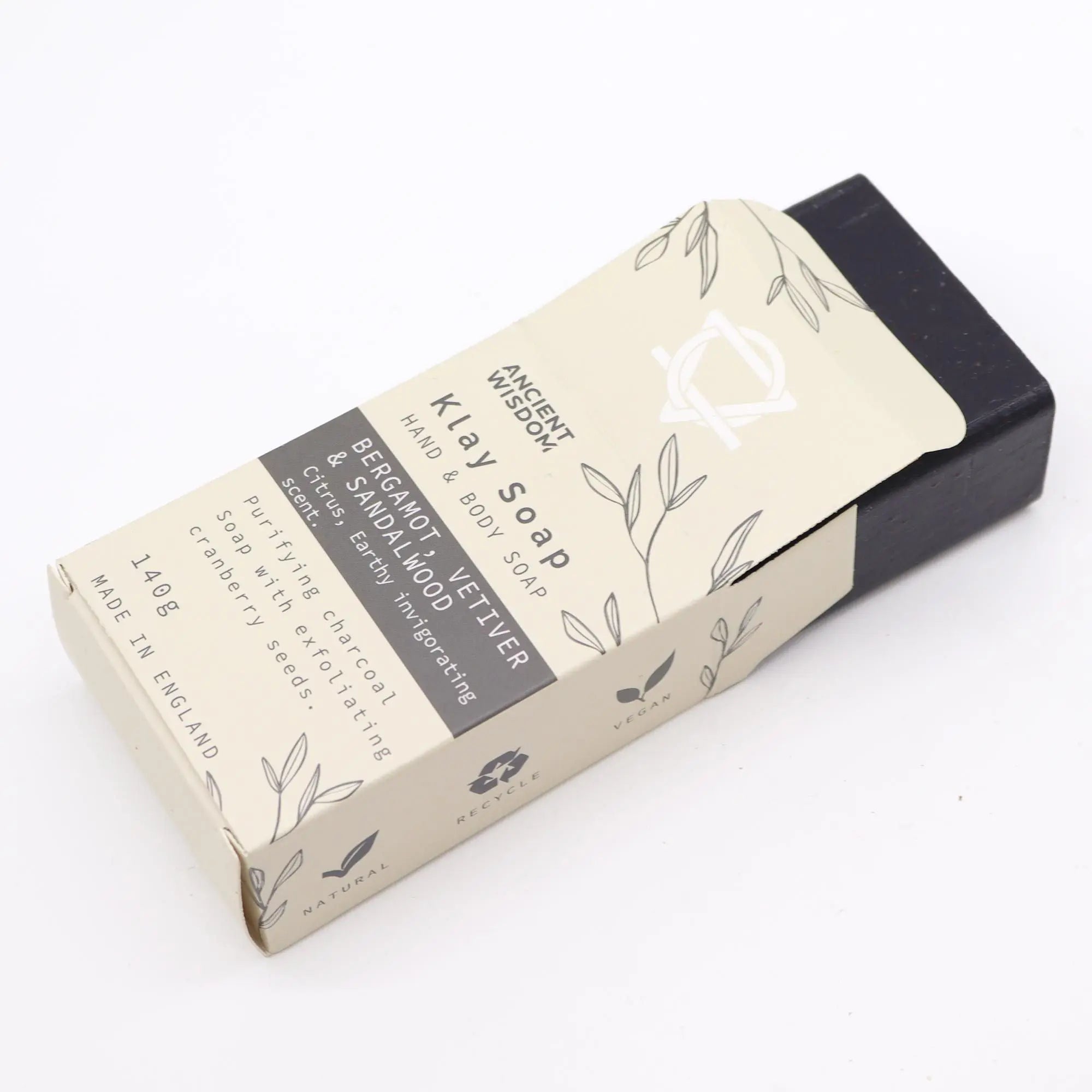Klay Soap - Bergamot & Sandalwood AW Dropship UK