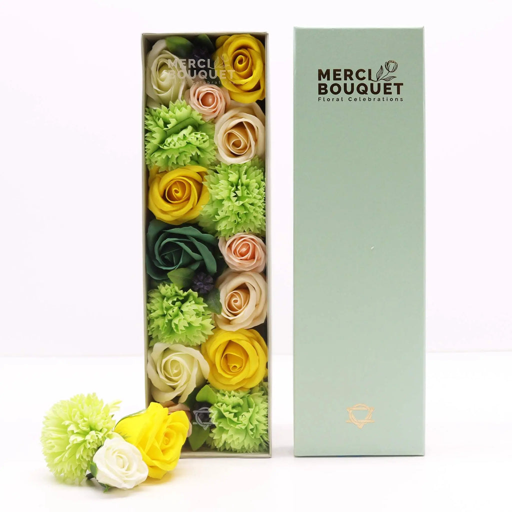 Pamperandpost Long Box - Spring Celibrations - Yellow & Greens