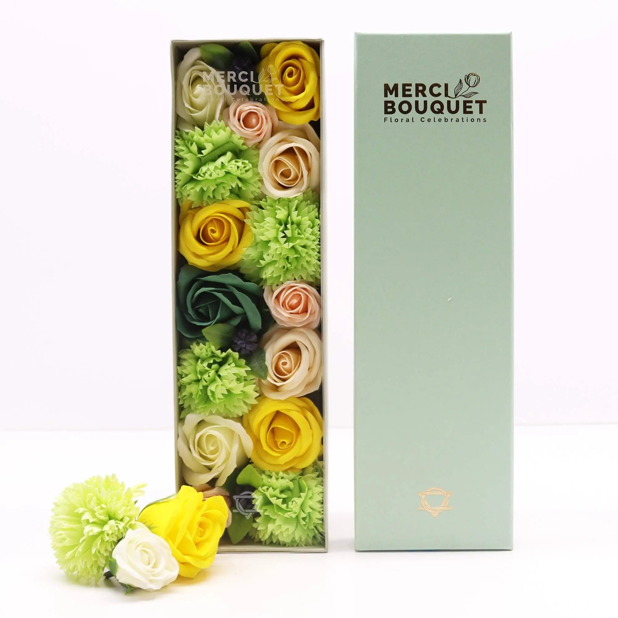 Pamperandpost Long Box - Spring Celibrations - Yellow & Greens