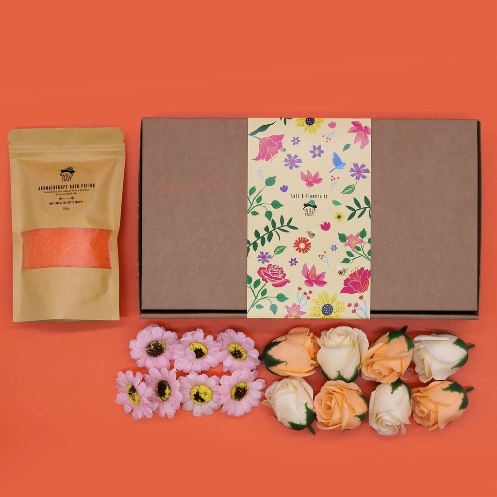 Pamperandpost Salt Soak Set - Total Detox