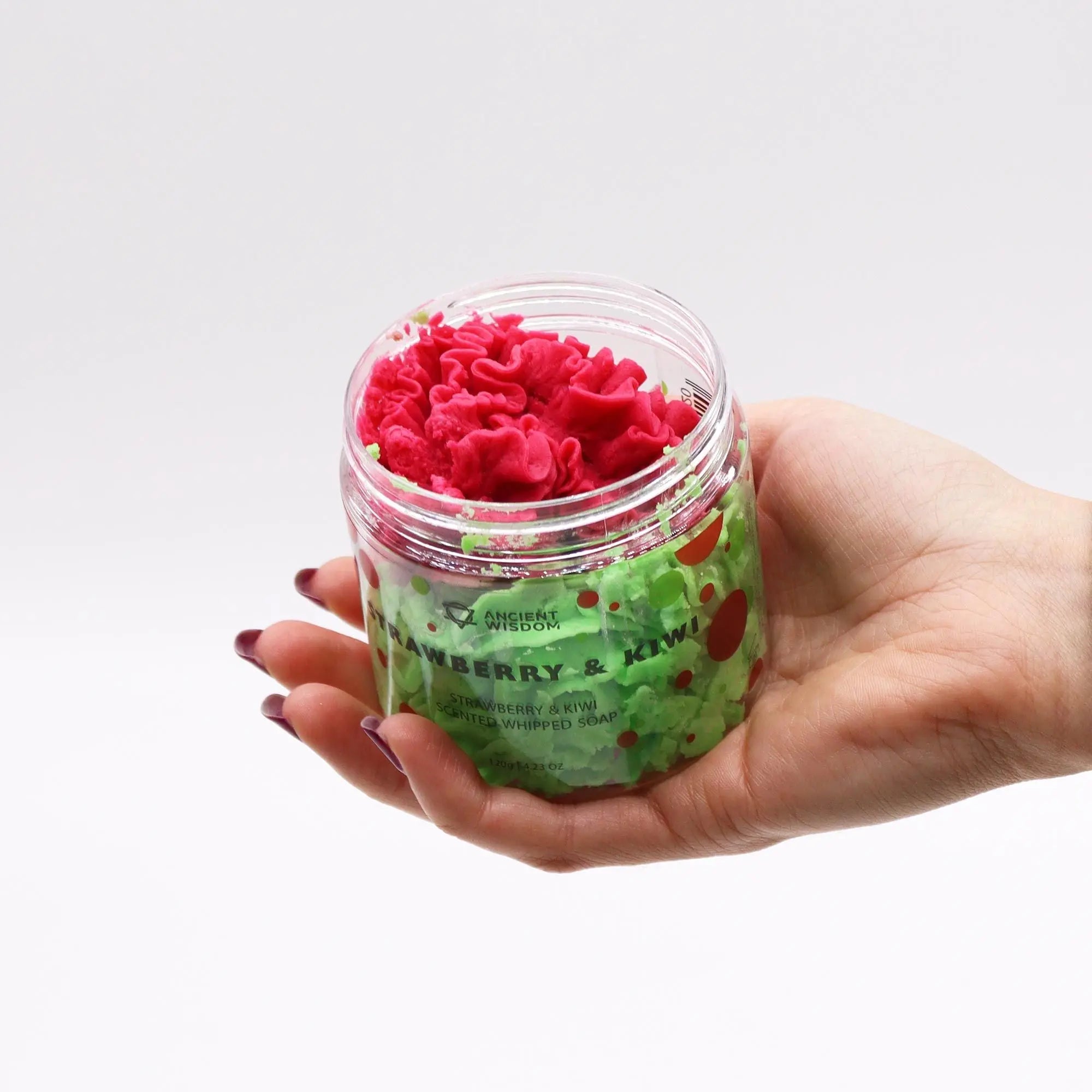 Strawberry & Kiwi Whipped Soap 120g AW Dropship UK