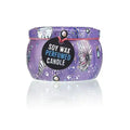  Pamperandpost Art Tin Candle - Assorted Design - Sea life - Rasberry Art Tin Candles