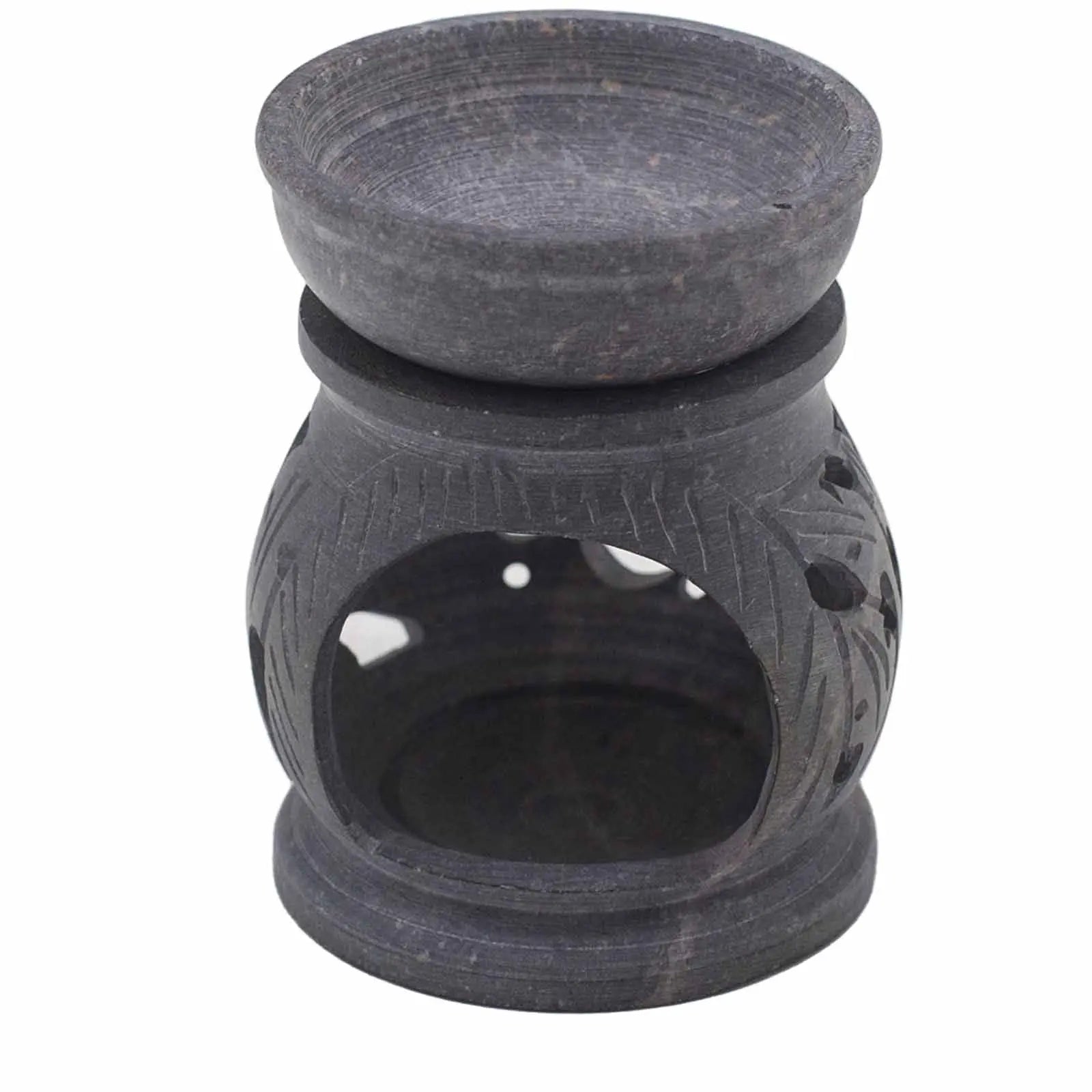  Pamperandpost Soapstone Oil Burner 8cm - Om Soapstone Oil Burners