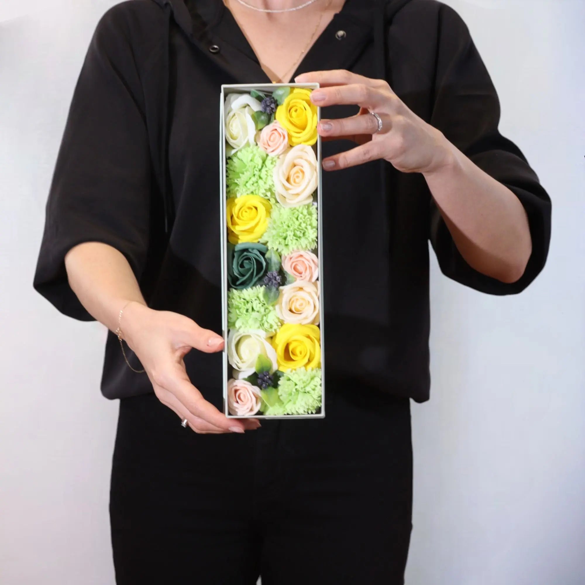 Pamperandpost Long Box - Spring Celibrations - Yellow & Greens