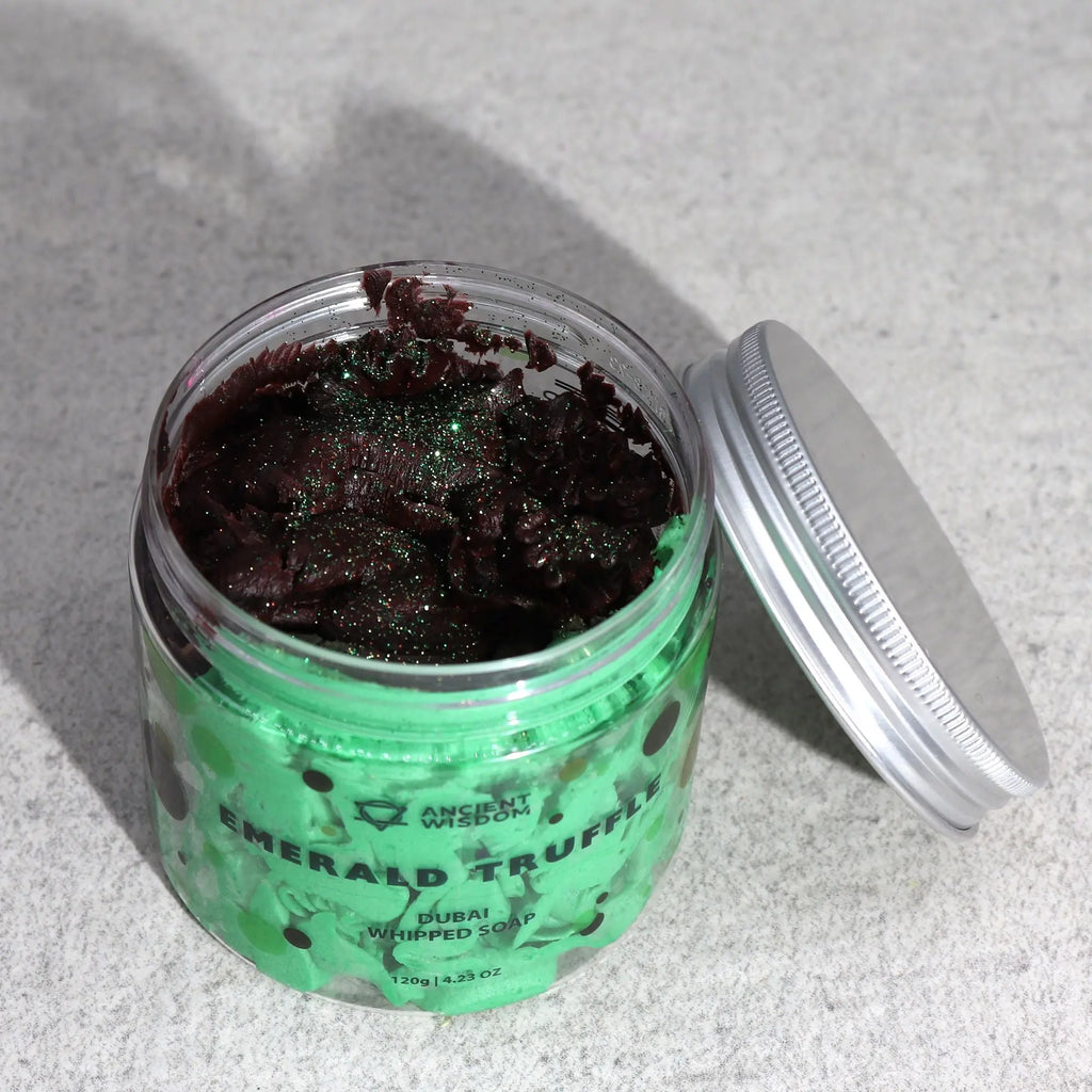 Dubai Whipped Cream Soap - Emerald Truffle 120g AW Dropship UK