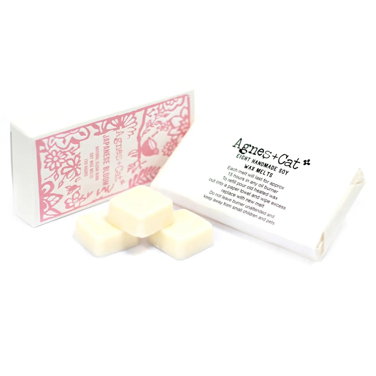 Agnes + Cat Box of 8 Wax Melts - Japanese Bloom AW Dropship UK