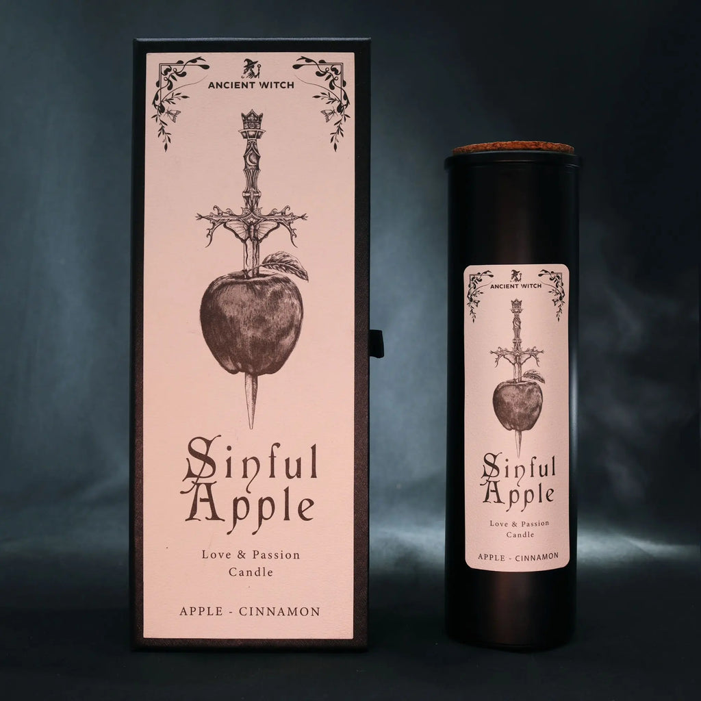 Ancient Witch Ritual Candles - Sinful Apple AW Dropship UK