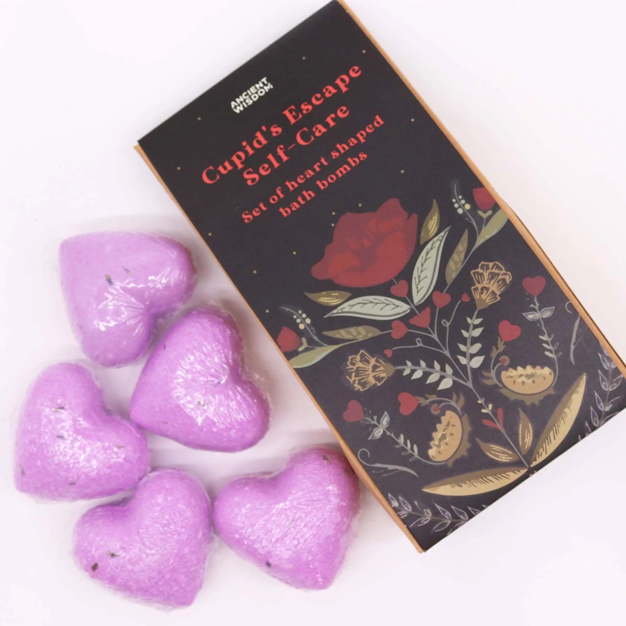 Cupids Escape Self Care Bath Heart Gift Set AW Dropship UK