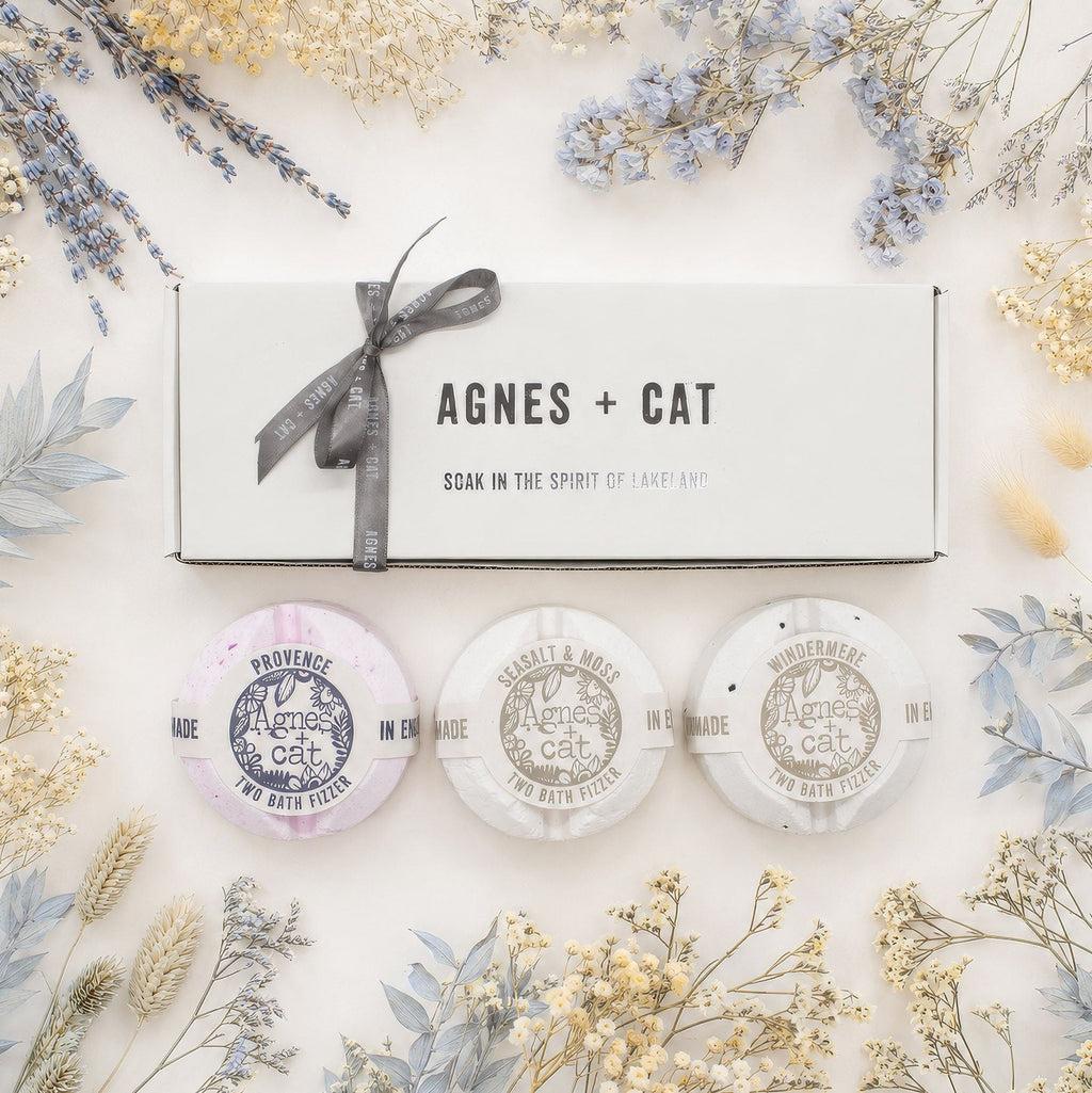  Pamperandpost Agnes + Cat Signature Fragrance Bath Fizzer Gift Set Agnes + Cat Bath Fizzer Gift Sets