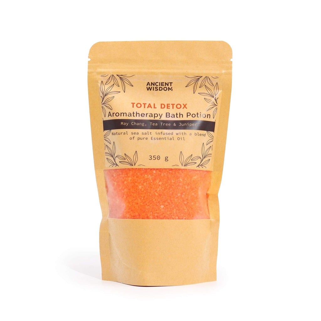  Pamperandpost Aromatherapy Bath Potion in Kraft Bag 350g - Total Detox Aromatherapy Bath Potion 350g