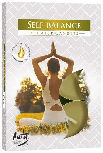 Set of 6 Scented Tealights - Self Balance AW Dropship UK