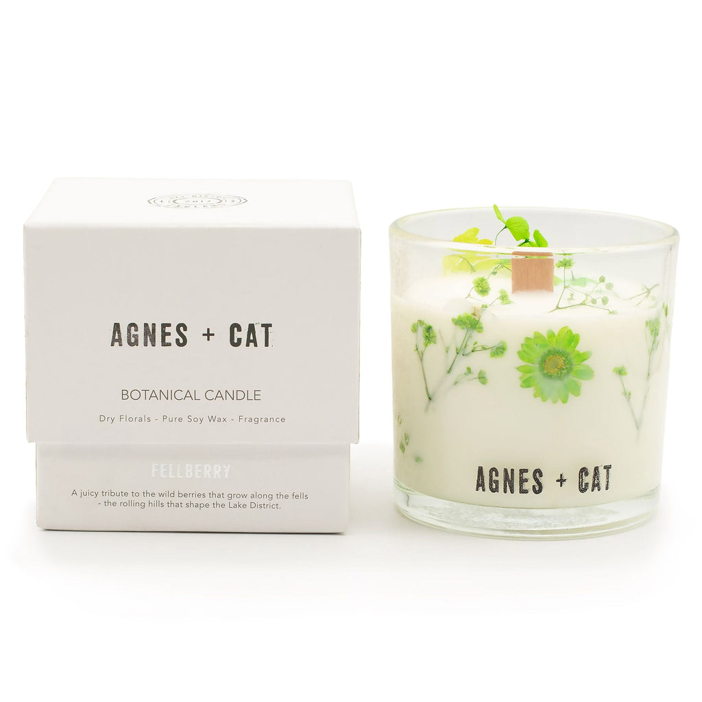  Pamperandpost Agnes + Cat Botanical Soy Wax Candle - Fellberry Agnes + Cat Botanical Soy Wax Candles