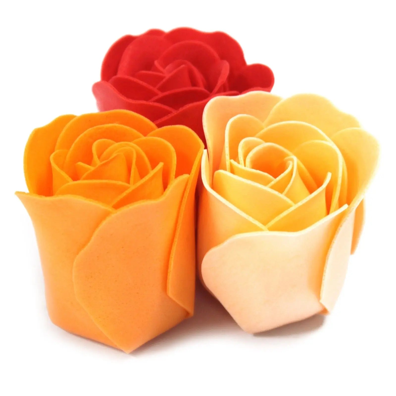 Pamperandpost Set of 9 Soap Flower Box - Peach Roses