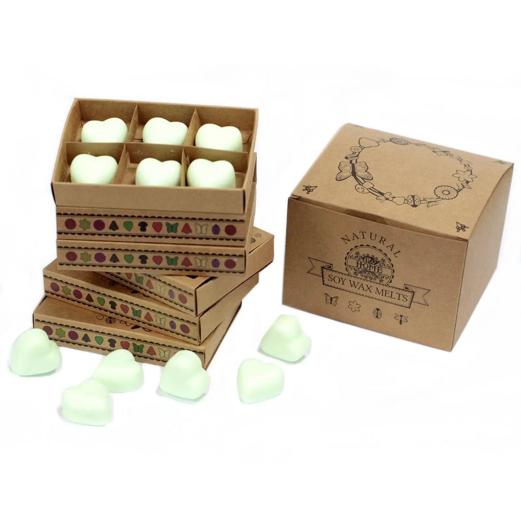  Pamperandpost Box of 6  Wax Melts - Mint & Menthol Natural Soy Wax Melts