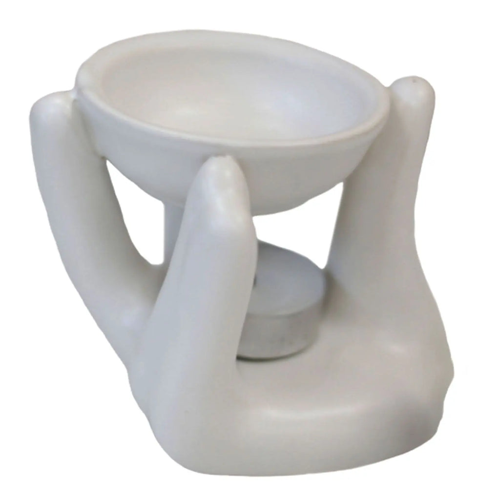 Helping Hand Oil Burner  - White AW Dropship UK