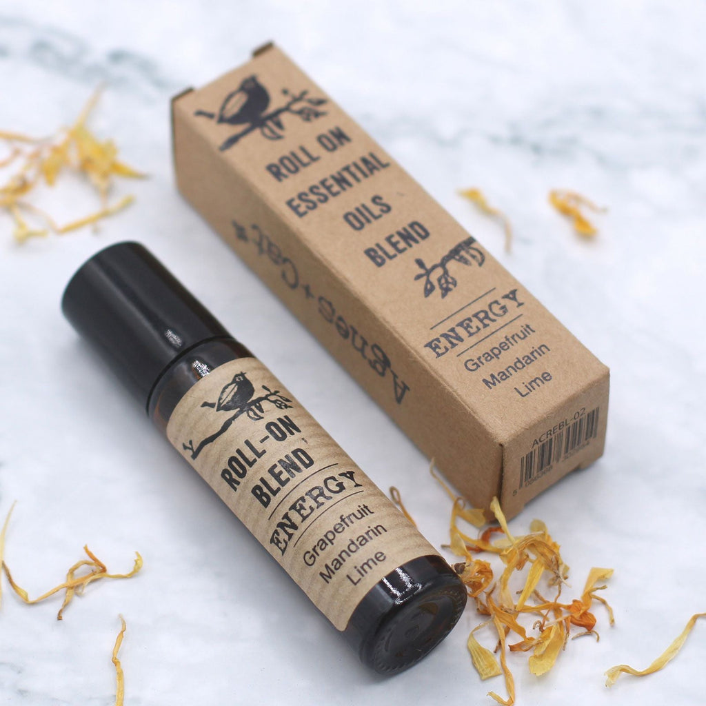  Pamperandpost Agnes + Cat Roll On Essential Oil Blend - ENERGY Agnes + Cat Essential Oil Roll-On Blends