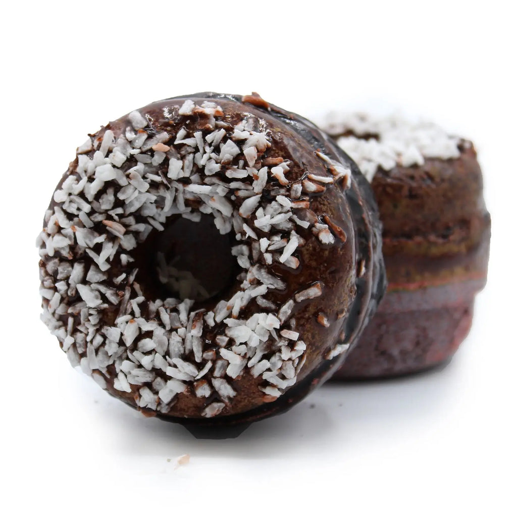  Pamperandpost Chocolate & Coconut  Bath Donuts Donut Bath Fizzers