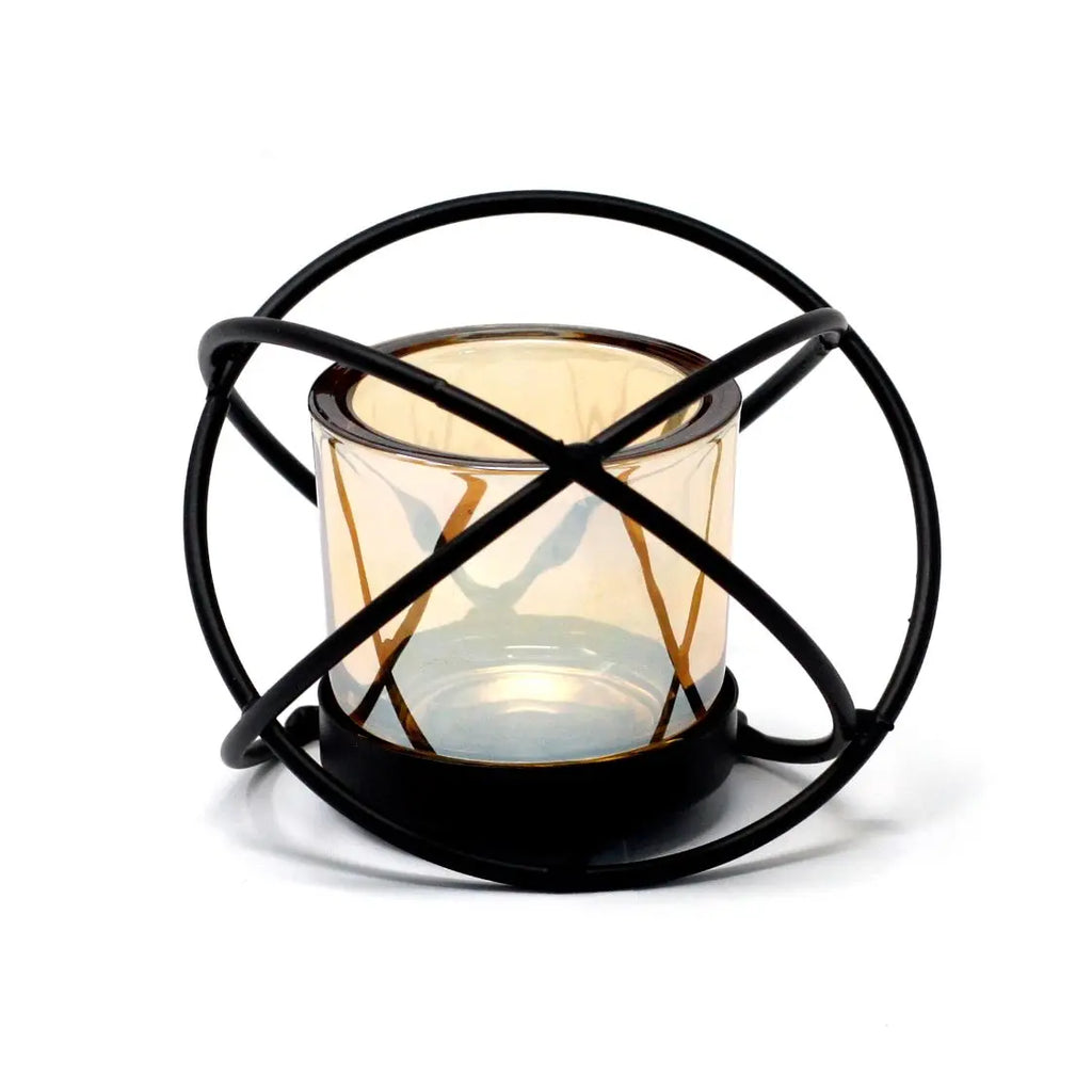 Pamperandpost Centrepiece Iron Votive Candle Holder - 1 Cup Single Ball