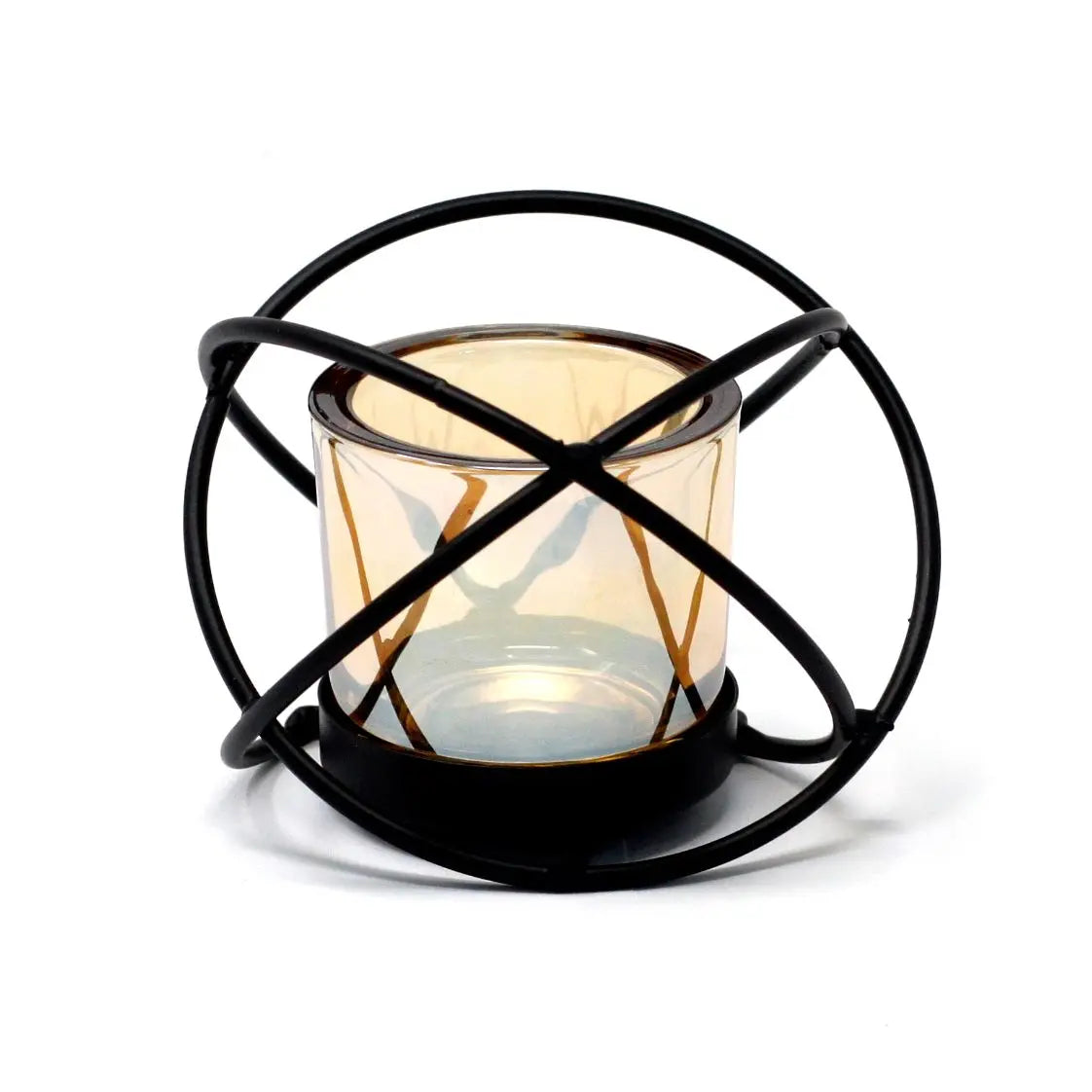  Pamperandpost Centrepiece Iron Votive Candle Holder - 1 Cup Single Ball Centerpiece Iron Votive Candle Holders