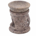  Pamperandpost Soapstone Oil Burner 8cm - Three Moon Pentagon Soapstone Oil Burners