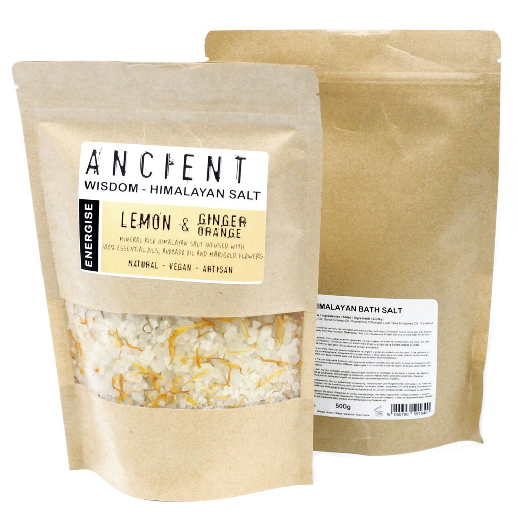  Pamperandpost Himalayan Bath Salt Blend 500g - Energise Himalayan Bath Salt Blends 500g