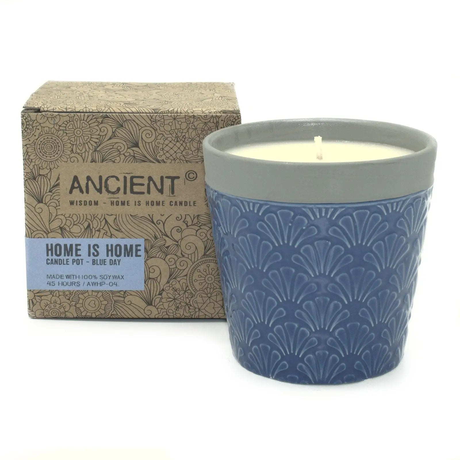 Home is Home Candle Pots - Blue Day AW Dropship UK