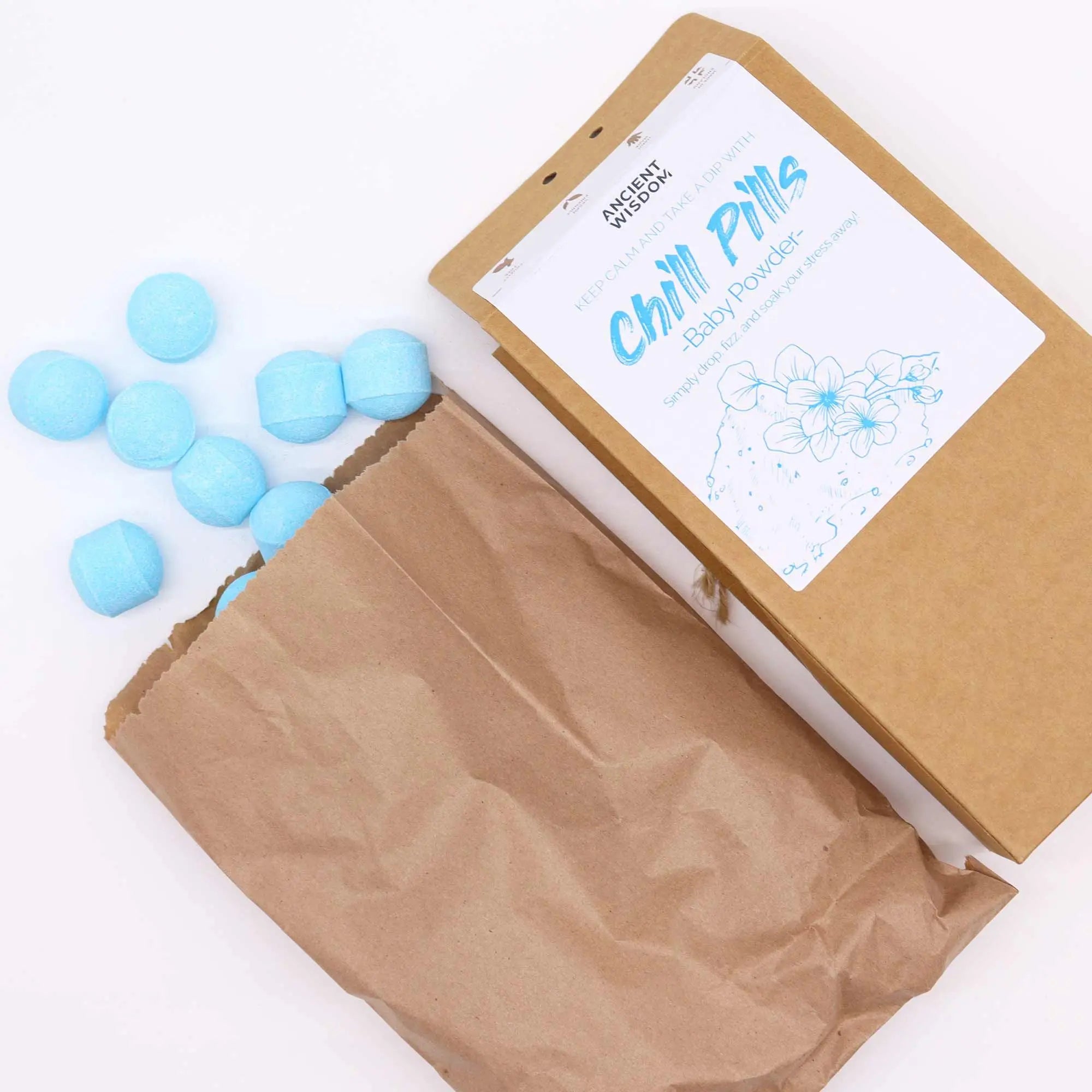  Pamperandpost Chill Pills Gift Pack 350g - Baby Powder Chill Pill Gift Packs