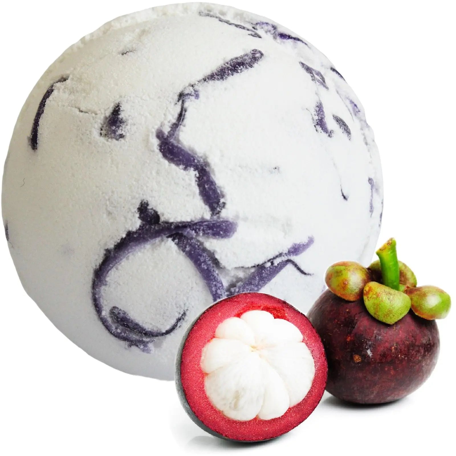  Pamperandpost Tropical Paradise Coco Bath Bomb - Mangosteen Tropical Bath Bombs - 180g
