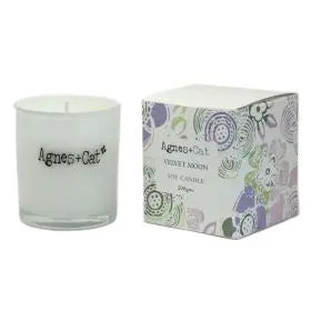  Pamperandpost Agnes + Cat Votive Candle - Velvet Moon Agnes + Cat Soy Wax Votive Candles 200g