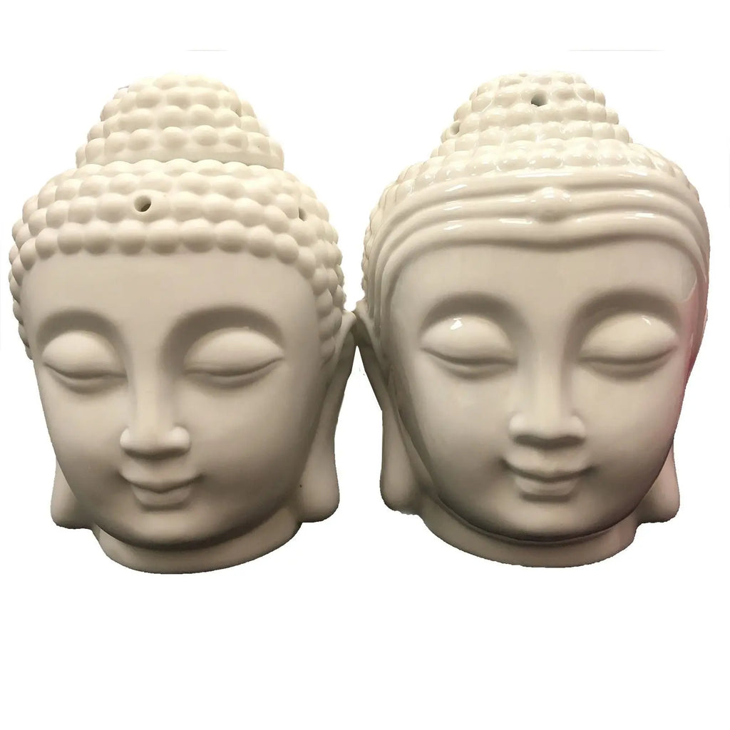 Buddah Head Oil Burner - White AW Dropship UK
