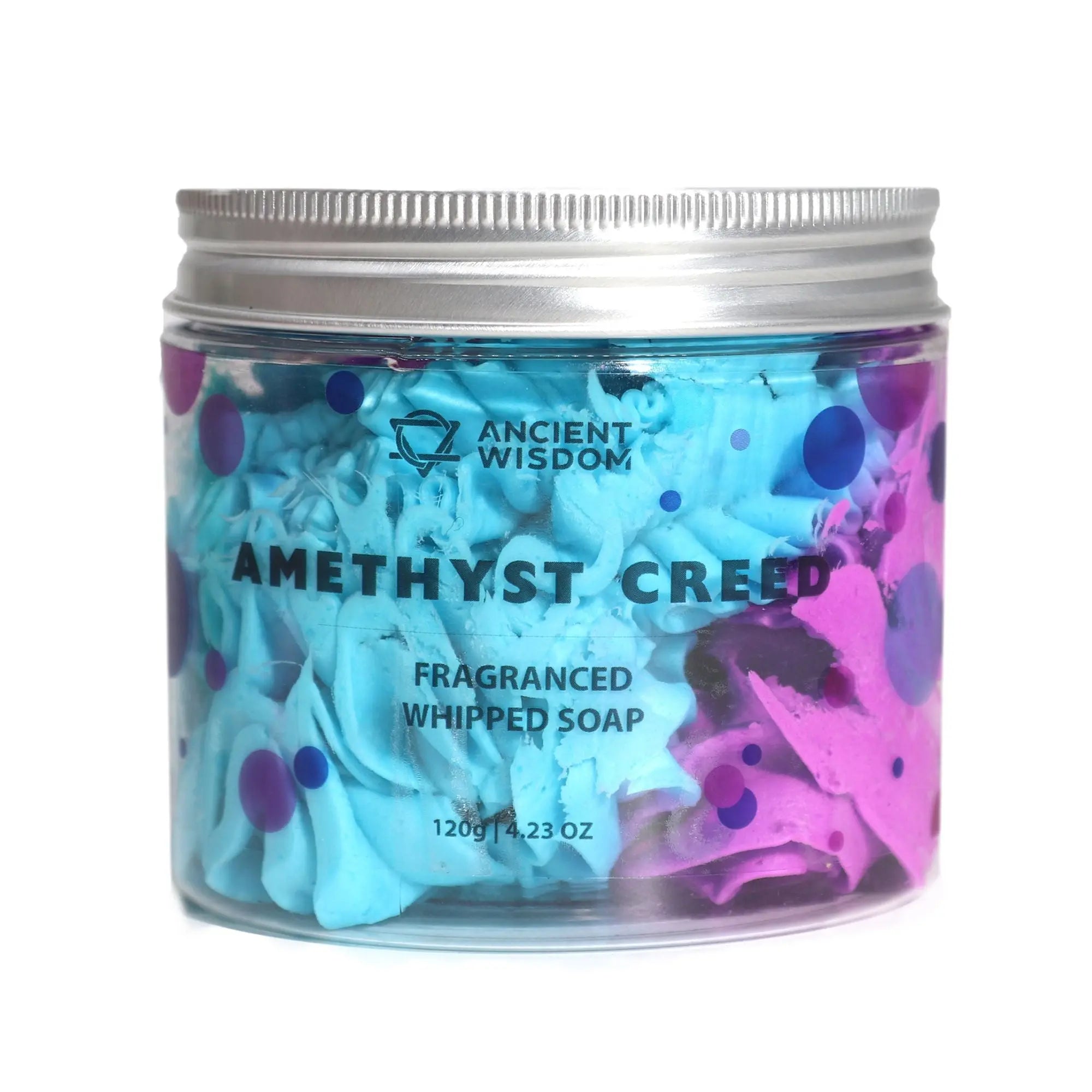  Pamperandpost Amethyst Creed Whipped Cream Soap 120g Whipped Soap