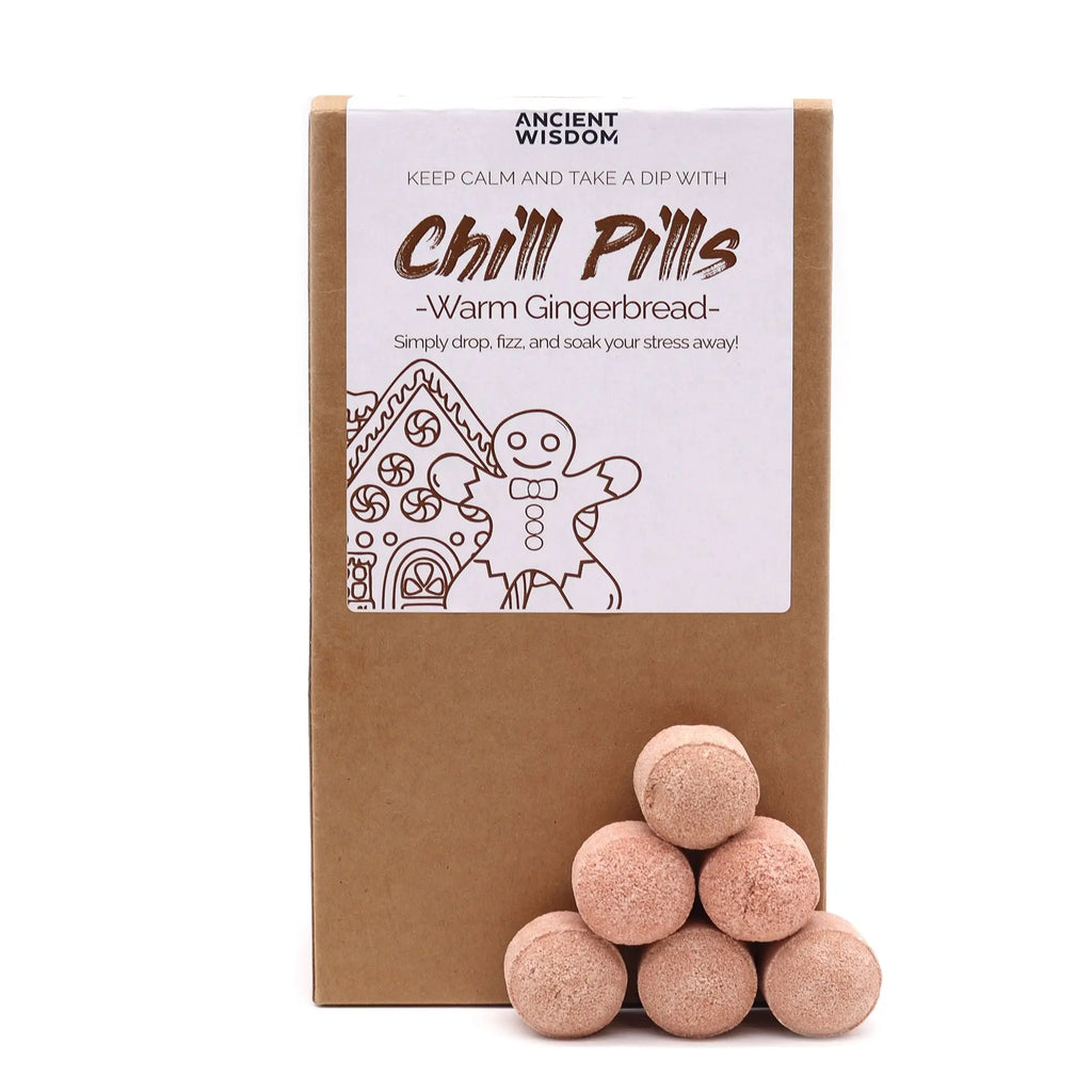  Pamperandpost Chill Pills Gift Pack 350g - Warm Gingerbread Chill Pill Gift Packs