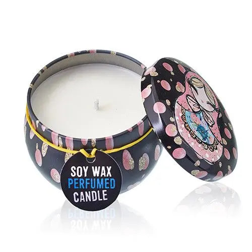 Pamperandpost Art Tin Candle - Assorted Design - Russian Dolls - Dolly Blue Art Tin Candles