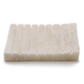  Pamperandpost White Onxy Ridged Soap Dish Stone Soap Dishes