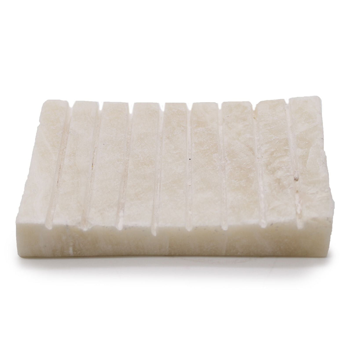  Pamperandpost White Onxy Ridged Soap Dish Stone Soap Dishes