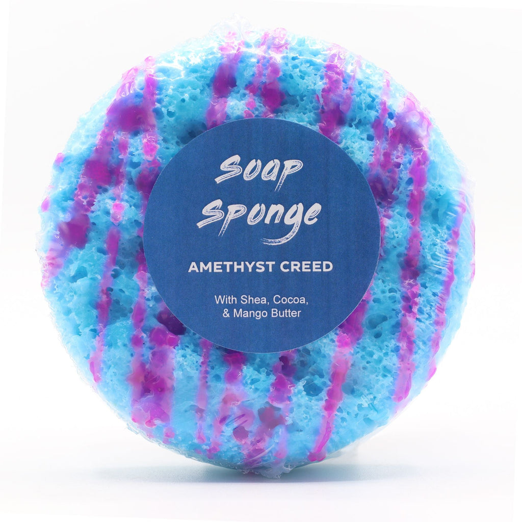  Pamperandpost Butter Bubble Soap - Amethyst Creed Butter Bubble Soap Sponges
