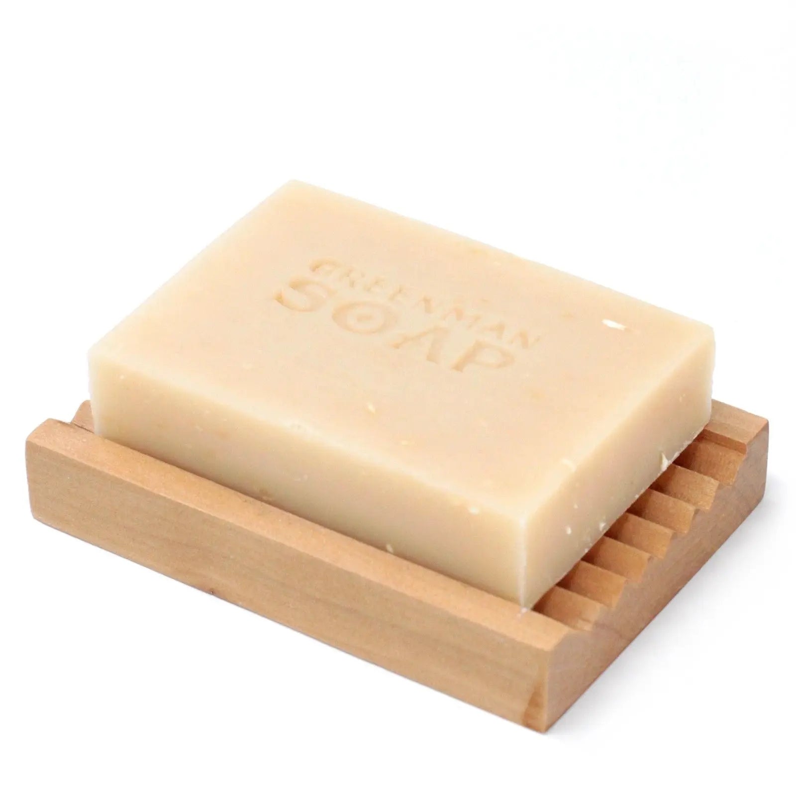  Pamperandpost Greenman Soap Slice 100g - Coconut Cool & Calm Greenman Soaps