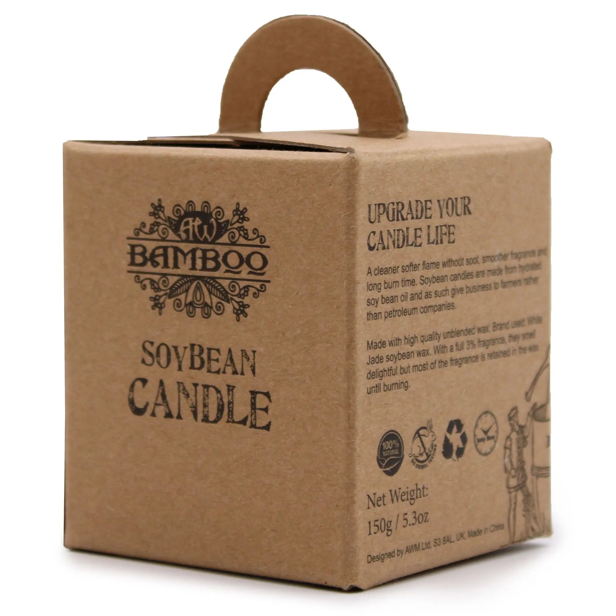  Pamperandpost Soybean Jar Candles - Fig & Cassis Soybean Wax Jar Candles