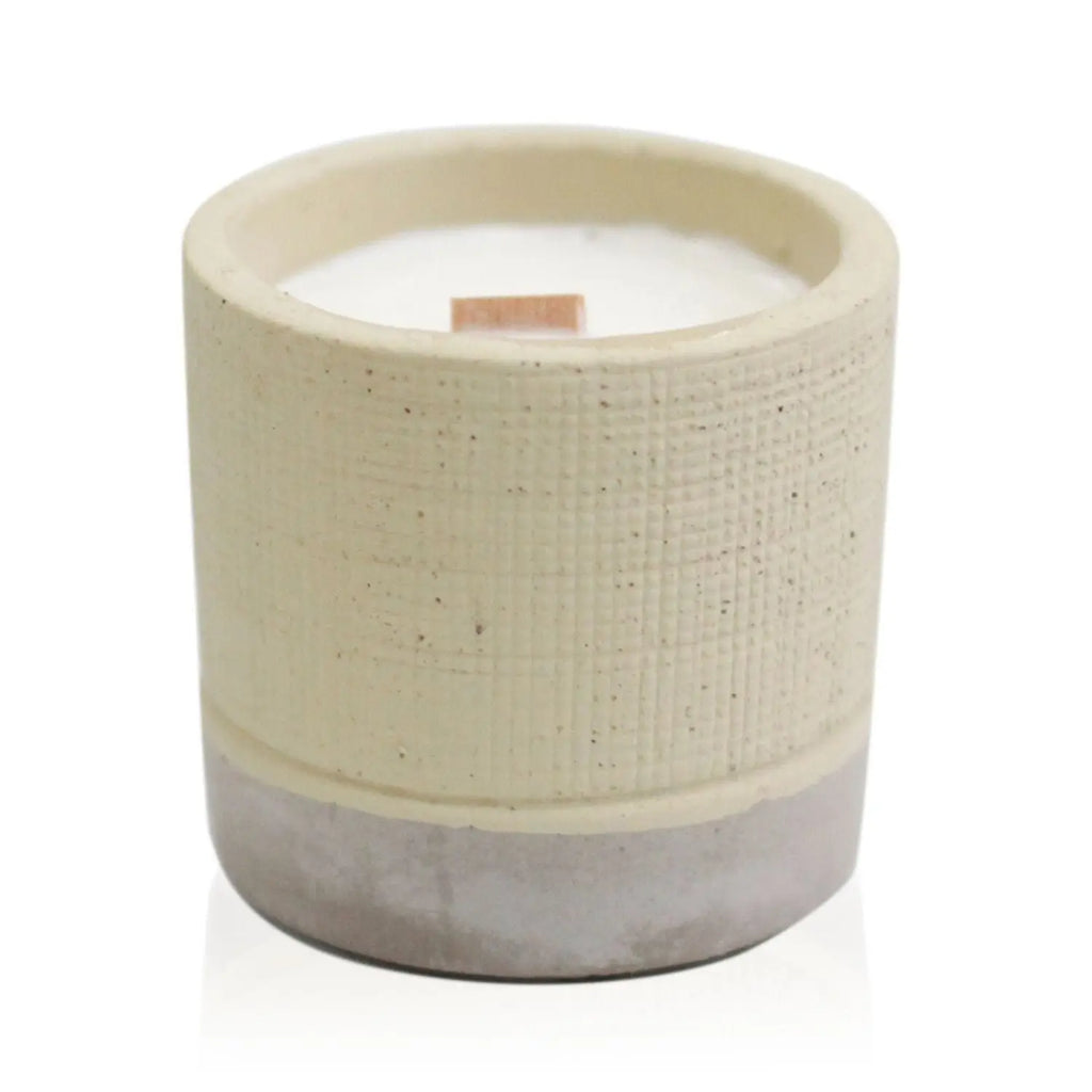  Pamperandpost Pot - Grey - Coffee in the Club Concrete Wooden Wick Candle