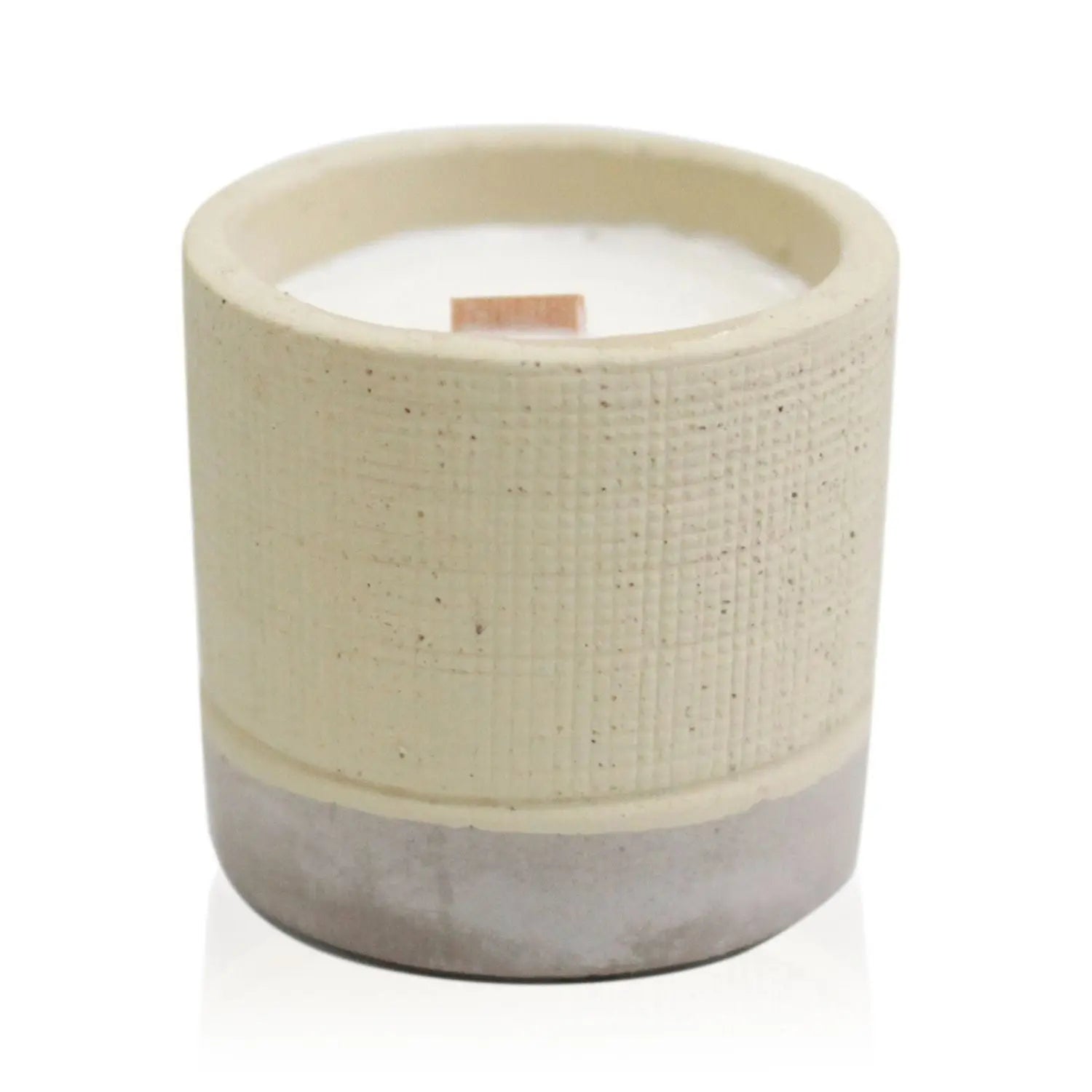  Pamperandpost Pot - Grey - Coffee in the Club Concrete Wooden Wick Candle