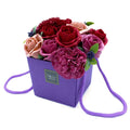 Pamperandpost Soap Flower Bouquet - Purple Flower Garden